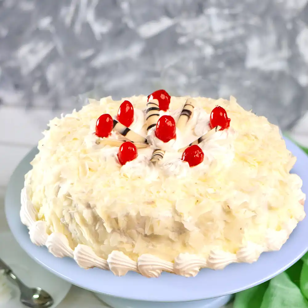 White Forest Cake